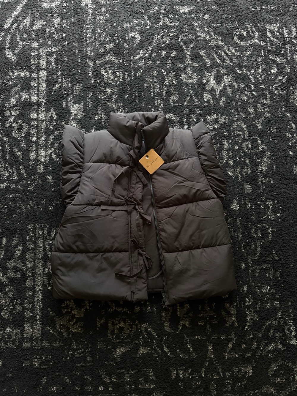 Black Puffer Vest